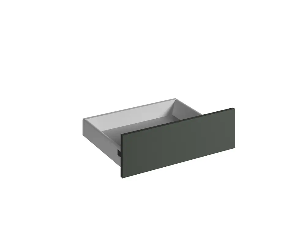 Commander Vite Façade tiroir pour meuble de cuisine Lotus vert salvia mat 13,8 x 60 cm OFITRES
