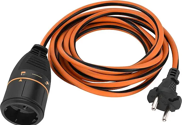 Must-Have Prolongateur Electrolock - Jardin - 40m - Orange et noir ELECTRALINE