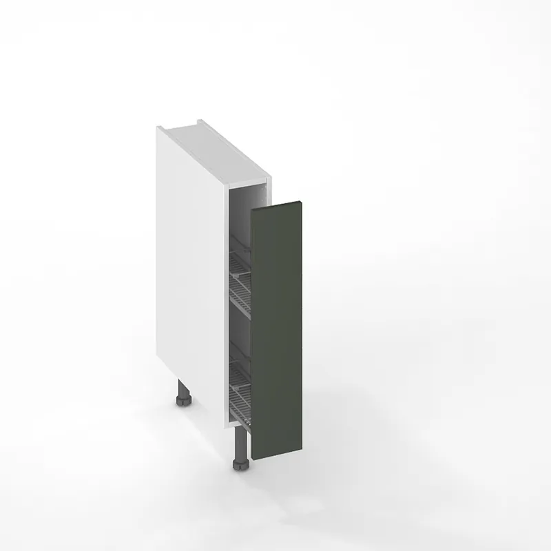 Certifié Façade pour meuble range-épices Lotus vert salvia mat 70 x 15 cm OFITRES