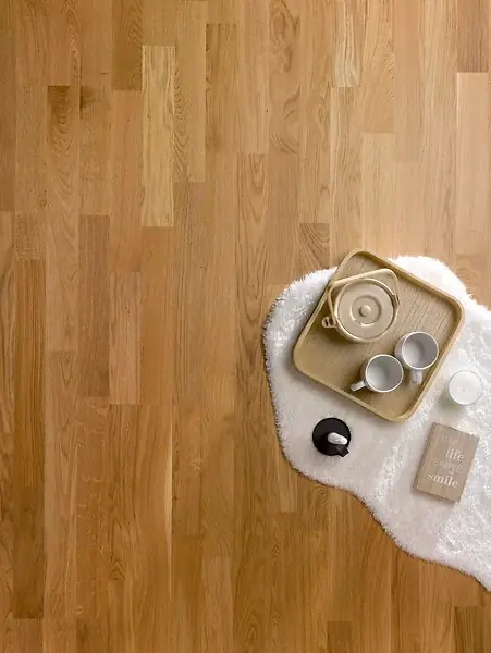 Expédition Rapide Parquet 3 frises chêne contrecollé - 119x21x1cm - 1.75m² HOMFLOR
