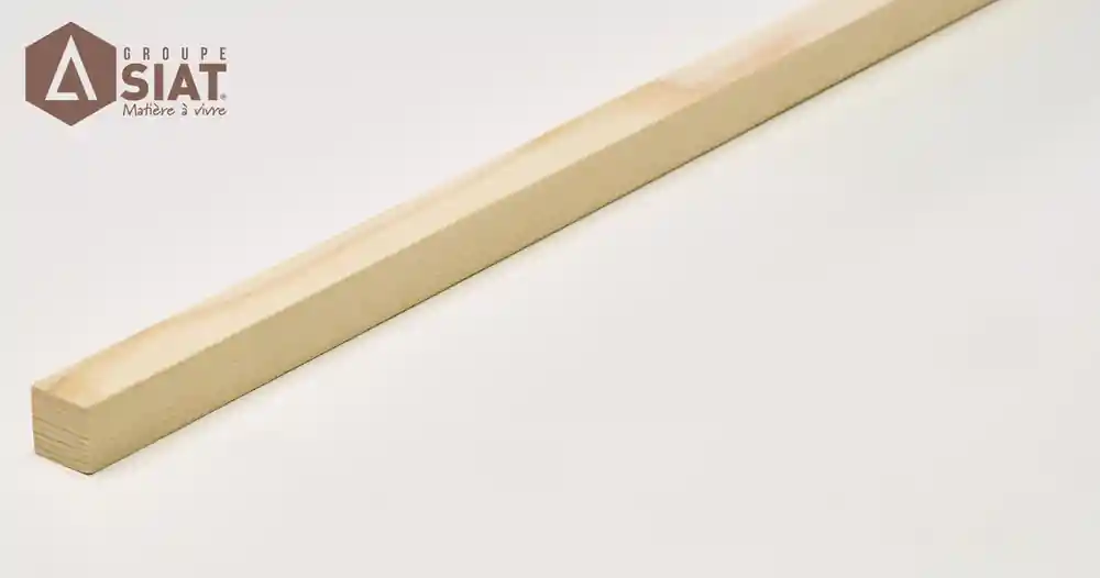 Tasseaux sapin 1er choix raboté non traité - Ép.33 x l.33 mm - L.1.00 m - GROUPE SIAT Nouvel Arrivage