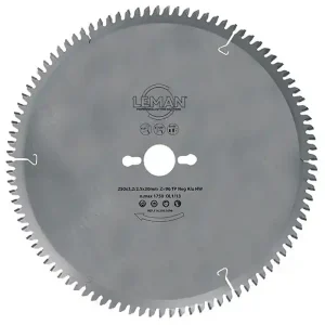 Nouveauté Lame scie circulaire carbure - aluminium - 250mm 80 dents LEMAN