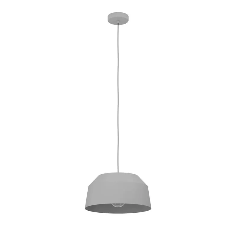 Suspension acier gris E27 40W Ø38 cm CONTRISA - EGLO Vente Flash