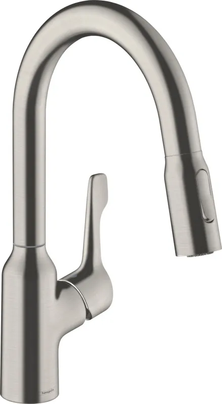 Usine Directe Robinet de cuisine avec douchette Inox Focus 180 - HANSGROHE