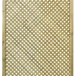 Paiement Sécurisé Treillis en pin traité Clématite - Vert - 900x1800 mm CERLAND