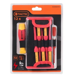 Trousse tournevis isolés VDE multi-lames - TACTIX Usine Directe
