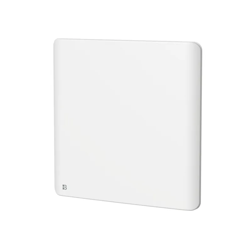 Radiateur à inertie sèche MANA double fonte blanc horizontal 1500 W BESTHERM Usine Directe