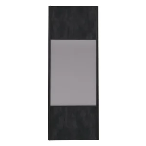 Achat Immédiat Porte de placard Miroir et Ardoise Profil noir H 248,5 x L 62,2 cm YNGENIO