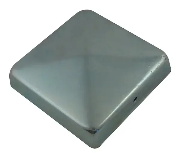 Chapeau galvanisé pour poteau carré 7x7cm VISO Offre Limitée