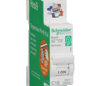 Promotion Disjoncteur divisionnaire 16A courbe C 3kA peignable 1 pôle + neutre - Resi9 XP SCHNEIDER ELECTRIC