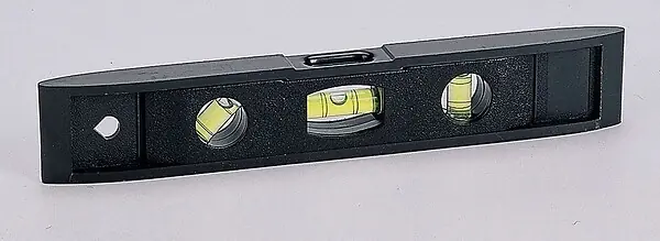 Niveau torpedo magnétique - aluminium - 225mm - 3 fioles FISCHER DAREX Dernier Modèle