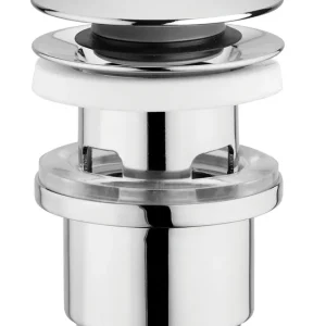 Commander Vite Bonde de lavabo clic-clac avec trop plein NF Chrome 75mm ROUSSEAU SANITAIRE