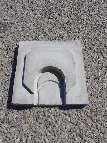 Couvercle de regard en béton - 30x30 cm - Carré ALKERN Prix Promo