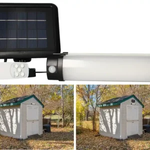 Réglette extérieur solaire LED détecteur de mouvements Linea noir IP44 500 lumens blanc neutre - ARLUX Acheter En Ligne