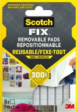 Meilleur Prix Pastilles double face gris par 36 SCOTCH