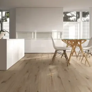 Meilleur Choix Sol stratifié décor chêne clair Organic ép 8 mm 24,2 x 128,5 cm paquet de 2.490 m² AC4 AJ TIMBER