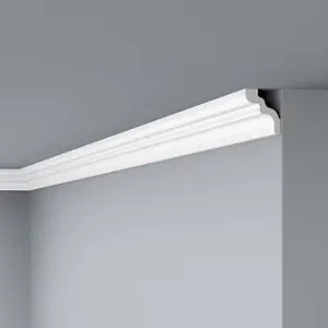 Moulure de plafond polystyrène DC13 Blanc 2m NMC France Must-Have
