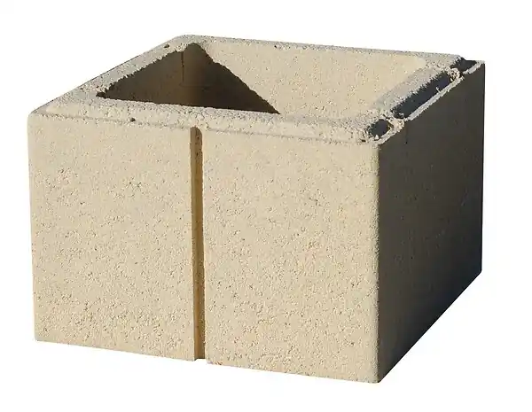 Pilier en béton Harmonie - Sable - H.30xl.30xP.20cm NEXTERIA Solde