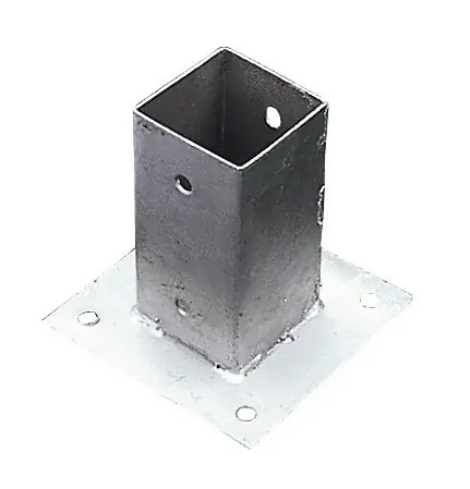 Vente Flash Support à fixer métal - Acier galvanisé - 7x7cm CERLAND