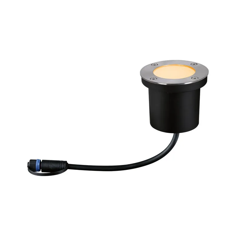 Jusqu'à Épuisement Des Stocks Spot encastrable extérieur LED blanc chaud IP67 4,5W 180 lumens 24V - Floor Plug & Shine PAULMANN