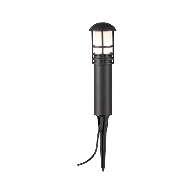 Borne extérieur à piquer LED 26cm Link+Light noir IP65 75 lumens blanc chaud - PAULMANN Solde