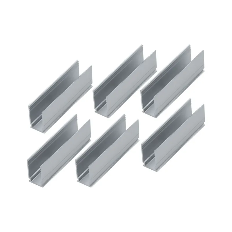 Authentique 6 Profilés 5x1,6cm pour rubans LED Néon 24V - Plug & Shine PAULMANN