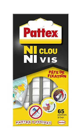 Pâte de fixation 65 pièces PATTEX Prix Choc