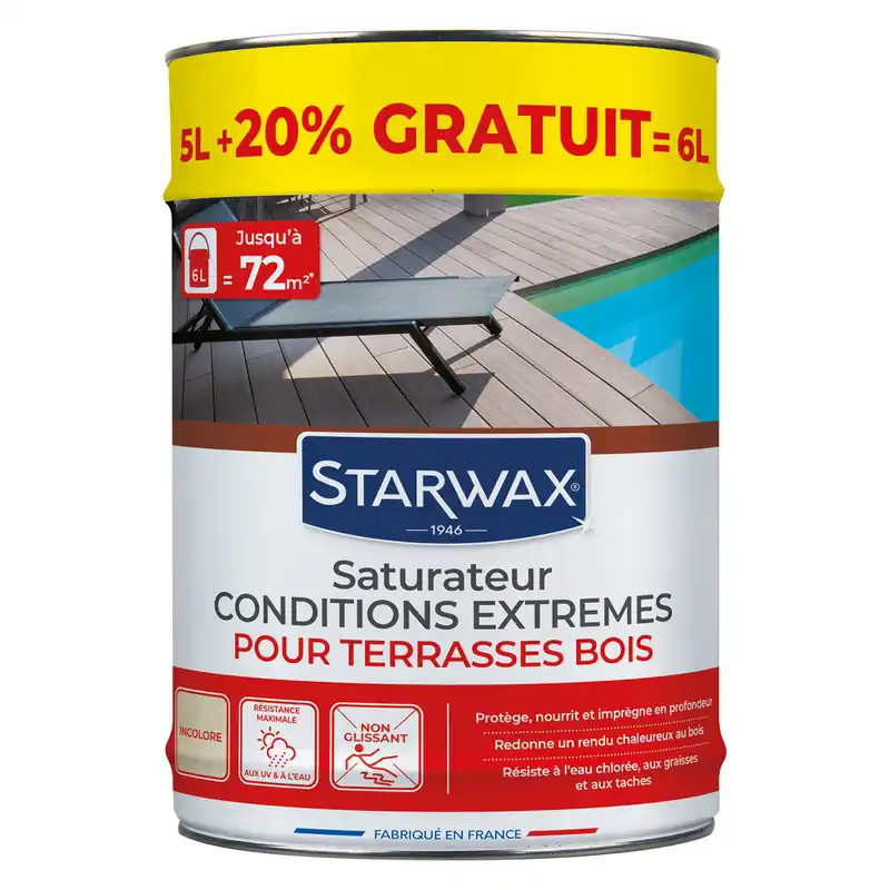 Commander Vite Saturateur HP incolore 5l+20% STARWAX