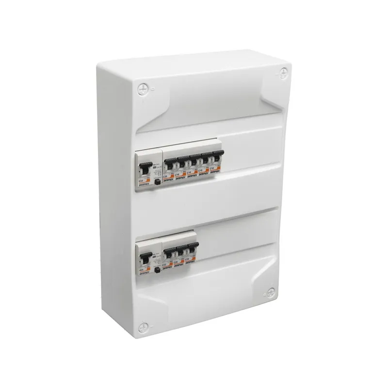 Tableau électrique pré-équipé 2 rangées pour logement T3 DEBFLEX Certifié