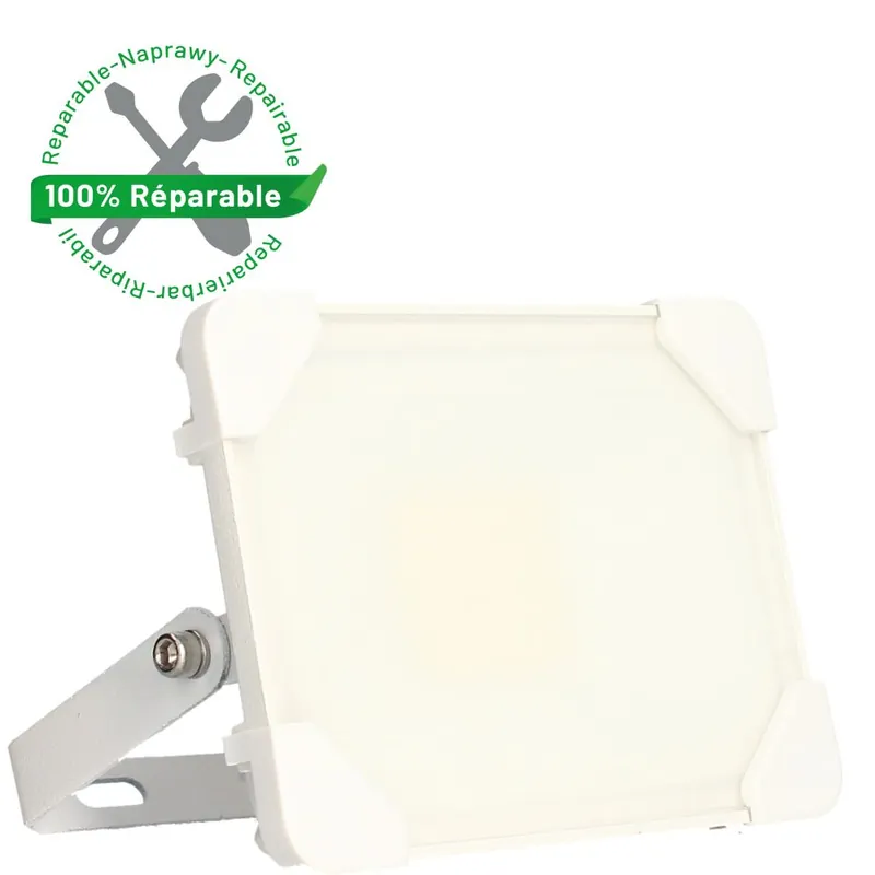 Projecteur extérieur LED Kreon R blanc IP65 2700 lumens blanc neutre - ARLUX Prix Cassé