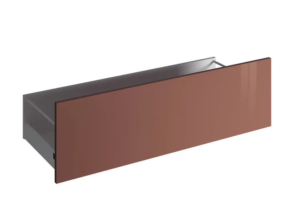 Façade tiroir pour meuble de cuisine Glossy terracotta brillant 35 x 120 cm OFITRES Offre Spéciale