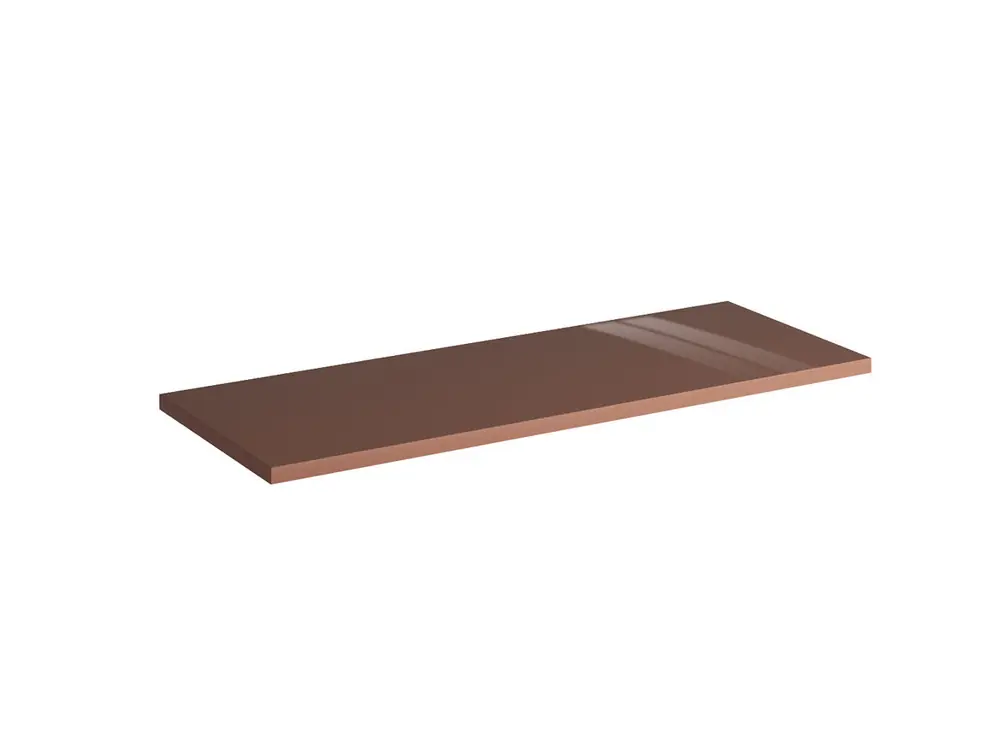 Tablette décorative Glossy terracotta brillant 80 x 30 cm OFITRES Marque