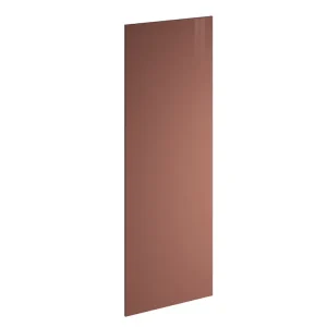 Haute Qualité Façade dos pour meuble de cuisine Glossy terracotta brillant 85 x 240 cm OFITRES