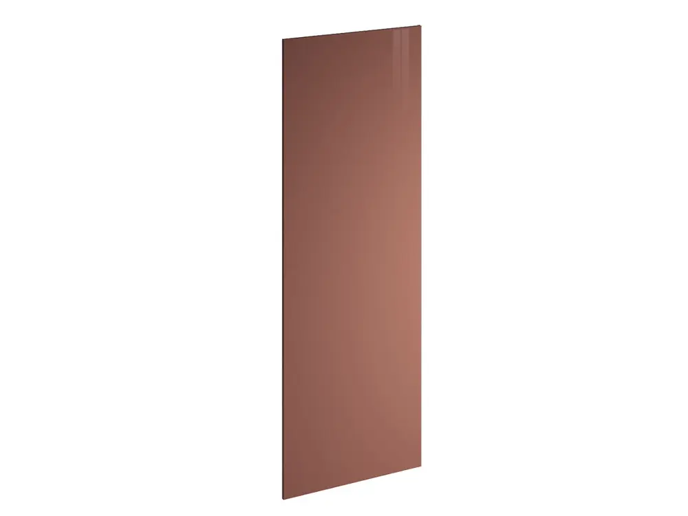 Haute Qualité Façade dos pour meuble de cuisine Glossy terracotta brillant 85 x 240 cm OFITRES