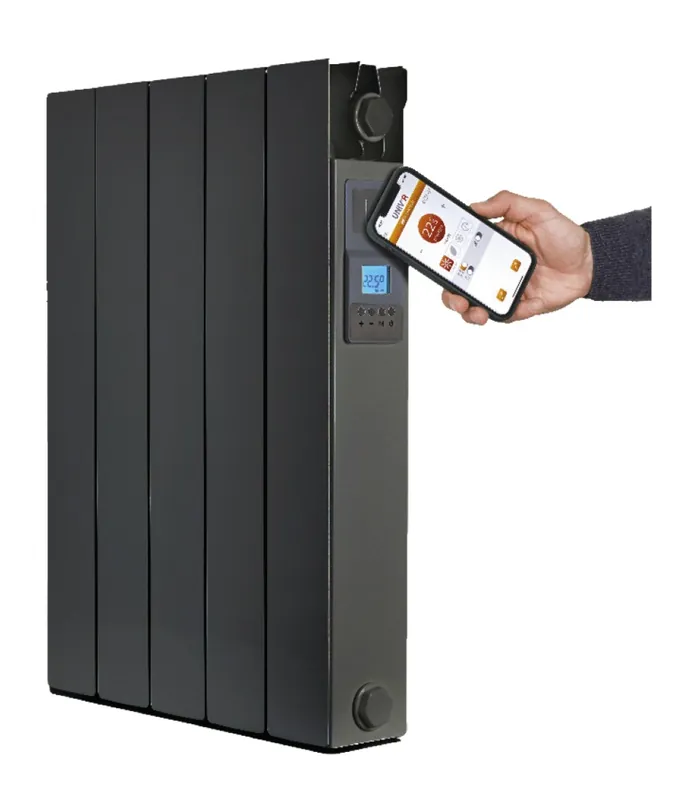 Radiateur à inertie sèche Volupta Gris 2000W UNIV‘R CHAUFFAGE Remise