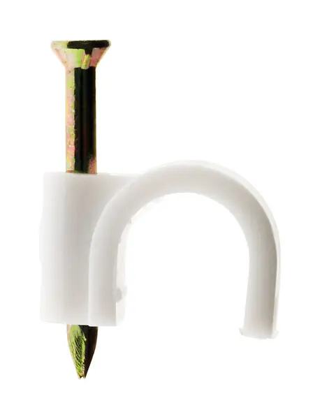 Attaches de fixation D8 - Plastique blanc - Lot de 100 ZENITECH Satisfait Ou Remboursé