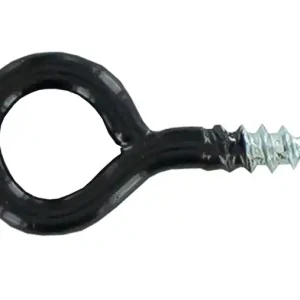 Pitons à vis noirs 2.5 x 10 mm par 15 VYNEX Populaire