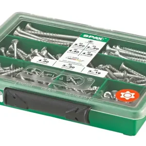 Nouvel Arrivage Coffret vis T-star 245 pièces SPAX