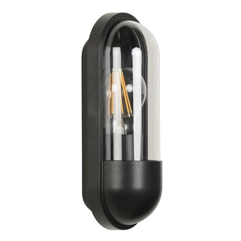 Paiement Sécurisé Applique extérieur E27 Söder noir IP54 15W - COREP