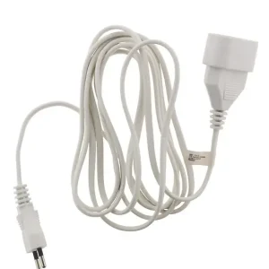 Rallonge électrique 3m - Blanc - 6A 1380W ZENITECH Dernier Modèle