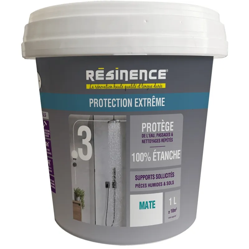 Résine de finition minérale extrême mate 1 litre RESINENCE Meilleur Prix