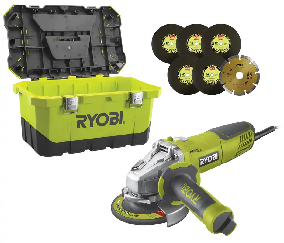Vente Directe Meuleuse d‘angle diamètre 125 mm 1010 W RAG1010-125TA6 RYOBI