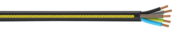 Commander Maintenant Câble électrique U1000 R2V 5G2.5mm2 - Cuivre - Noir NEXANS