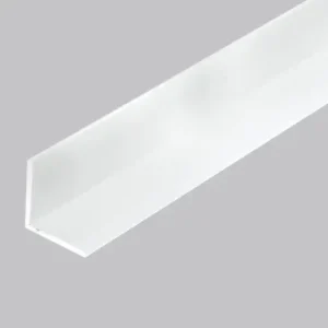 Vente Flash Profil d‘angle PVC blanc 20x20mm L.260cm