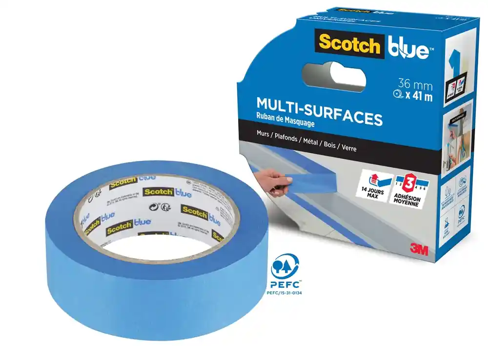 Ruban de masquage multi surface 41 m x 36 mm SCOTCH Marque