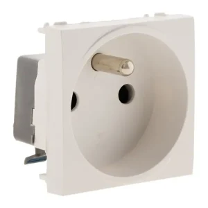 Prise 2P+T encastrable Simplea - Blanc - 3680W Bon Plan