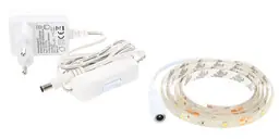 Ruban LED 1m prêt à l‘emploi blanc froid avec interrupteur 6W 12V GEFOM Nouvel Arrivage