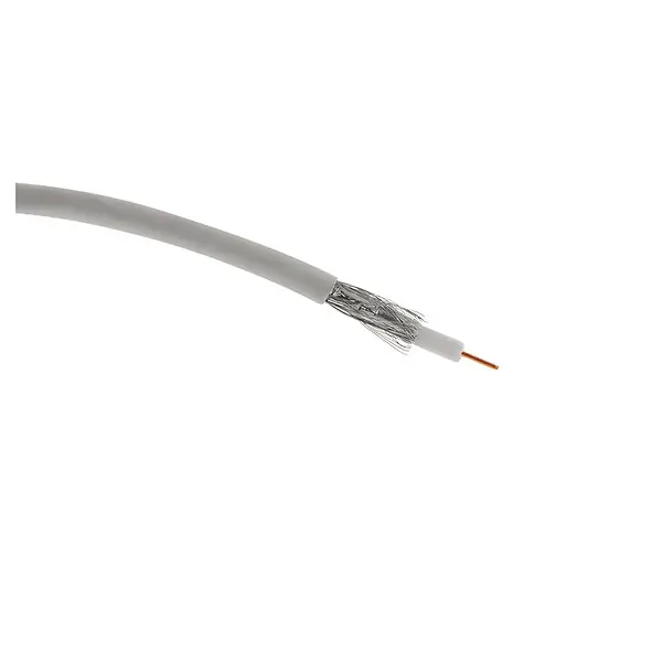 Soldes Câble coaxial TV - 17 VATCA PH blanc - 10m - Zenitech