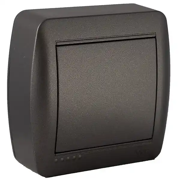 Boîte de jonction dérivation en saillie - Noir graphite - Solera Bon Marché