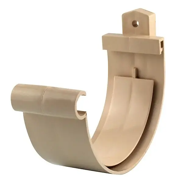 Jonction à coller PVC gouttière ronde dév.250 sable FITT Satisfait Ou Remboursé